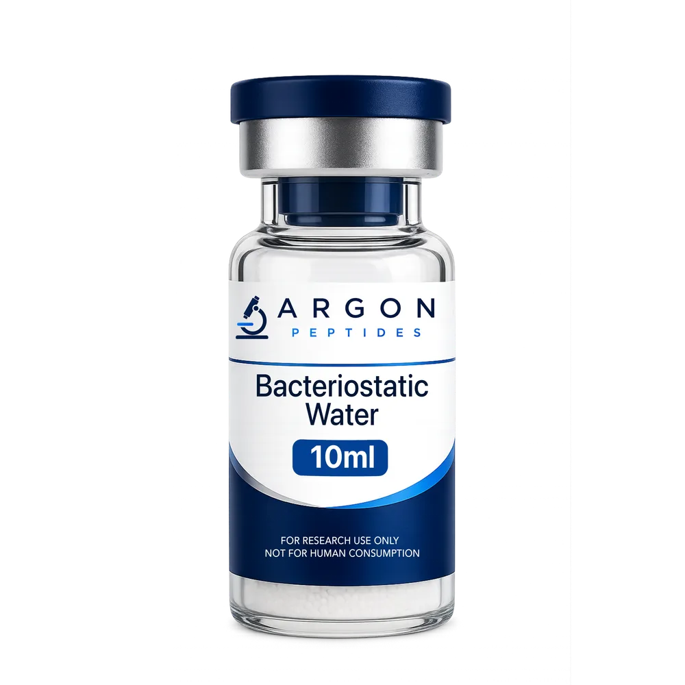 Bacteriostatic Water 3ml research vial — Argon Peptides, 99.9% HPLC purity